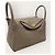 Hermès Borsa a tracolla Lindy Etoupe Gold stamp Marrone - vista 5