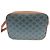 Céline Bolso Bucket Medio en Lona Triomphe y Piel de Vitela Marrón, Bolso de Hombro Castaño - vista 7