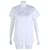 Hermès Kurzarm-Bluse Weiß  - Ansicht 1