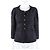 Chanel Tweed-Jacke Schwarz