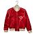 Céline PARIS TEDDY JACKET AUS SATIN Rot