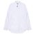 Thom Browne Camicia classica in popeline con profilo RWB nascosto Argento