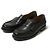 Prada Mocasín de piel con logotipo de letras
