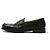 Prada Mocasín de piel con logotipo de letras - vista 5