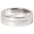 Maison Martin Margiela Anello largo con logo Argento