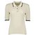 Moncler Baumwoll-Poloshirt mit Diamant-Logo-Muster Weiß