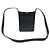 Burberry Mini borsa a tracolla Olympia in pelle liscia nera Nero