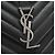 Saint Laurent Borsa a Spalla Medium Black Monogram Matelassé Silver College Nero - vista 12