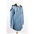 Balenciaga Camicia in denim a doppio strato Blu - vista 2
