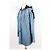 Balenciaga Camicia in denim a doppio strato Blu - vista 6
