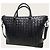 Bottega Veneta Valigetta morbida in Intrecciato nero Nocturnal - vista 2