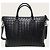 Bottega Veneta Valigetta morbida in Intrecciato nero Nocturnal - vista 5