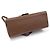 Gucci Kleiner GG Marmont Top Handle aus braunem Leder - Ansicht 4
