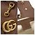 Gucci Kleiner GG Marmont Top Handle aus braunem Leder - Ansicht 7