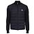 Moncler Cardigan de algodão acolchoado com fecho de correr Azul - vista 2