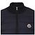 Moncler Cardigan de algodão acolchoado com fecho de correr Azul - vista 7