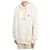 Isabel Marant Herren Fleece-Kapuzenpullover Weiß - Ansicht 3