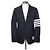 Thom Browne Giacca sportiva classica destrutturata in twill di cotone