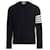 Thom Browne Feiner Merinowolle-Strickpullover Blau  - Ansicht 3