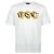 Versace Maxi Chain Logo T-Shirt Weiß