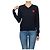 Comme Des Garcons Strickware für Damen Red Heart AZ Schwarz - Ansicht 4