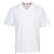 Thom Browne Three Stripes Tab Polo Herren Kurzarm-T-Shirt Relaxed Fit Silber