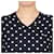 Comme Des Garcons Strickware für Damen mit schwarzem Punkt-Patch - Ansicht 5