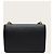 Prada Borsa a tracolla a bustina con catena e logo triangle in Saffiano nero - vista 5
