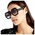 Isabel Marant Gafas de sol oversize de acetato moda mujer Naranja