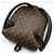 Louis Vuitton Zaino Monogram Palm Springs MM Marrone - vista 4
