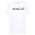Moncler Baumwoll-T-Shirt mit Logo Weiß - Ansicht 4