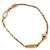 Saint Laurent Bracciale con charm in metallo e strass