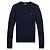 Ralph Lauren Bestickter Pima-Baumwollstrick mit V-Ausschnitt Blau - Ansicht 4