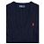Ralph Lauren Bestickter Pima-Baumwollstrick mit V-Ausschnitt Blau - Ansicht 5