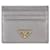 Prada Saffiano Triangle Kartenetui Silber - Ansicht 4