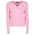 Ralph Lauren Maglia a V in cotone Pima con logo Pony ricamato