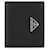 Prada Leather Triangle Compact Wallet Black  - view 1