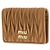 Miu Miu Nappa-Leder-Geldbörse Braun - vista 5