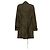 Burberry Baumwoll-Trenchcoat-Halbjacke, Farbe Khaki, Größe Braun - Ansicht 2