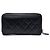 Chanel Portafoglio lungo Boy in agnello Nero - vista 3