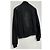 Saint Laurent Leather Panel Pineapple Embroidery Wool Bomber Jacket Silvery - view 3