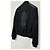 Saint Laurent Leather Panel Pineapple Embroidery Wool Bomber Jacket Silvery - view 4