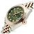 Rolex Relógio Original Datejust em Combinação de Ouro Rosa e Ouro, Verde Oliva e Diamantes para Mulher, Certificado e Caixa - vista 12