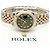 Rolex Relógio Original Datejust em Combinação de Ouro Rosa e Ouro, Verde Oliva e Diamantes para Mulher, Certificado e Caixa - vista 25