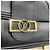 Louis Vuitton Borsa a Spalla con Catena Dolphin MM Nero - vista 3