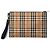 Burberry Clutch piatta in cotone con motivo Vintage Check