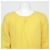Fendi Gelber Mohair-Strickpullover T-Shirt mit offener Strickart für Herren - Ansicht 2