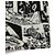 Louis Vuitton Pantaloncini in pile da uomo Black White Comics Bianco - vista 3