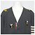 Thom Browne Bird and Bee Cardigan aus grauer Merinowolle - Ansicht 2