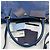 Prada Vitello Daino Leder Golden Pocket Tote Schultertasche Blau - Ansicht 6
